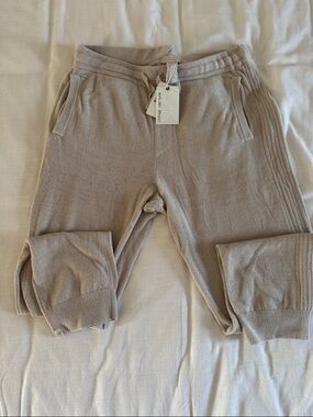 NWT BAREFOOT DREAMS COZYCHIC ULTRA LITE RIB INSET JOGGER